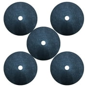 JingChun 5Pcs 24 Inch Non-Woven Tree Mulch Ring - Degradable Tree Protector Mat, Reusable Tree Weed Barrier Mat for Weed Control Root Protection